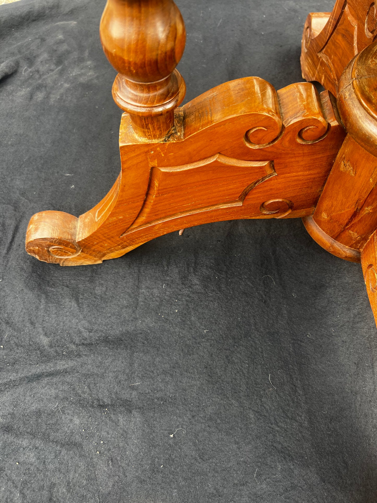 Victorian Violin Shaped Table