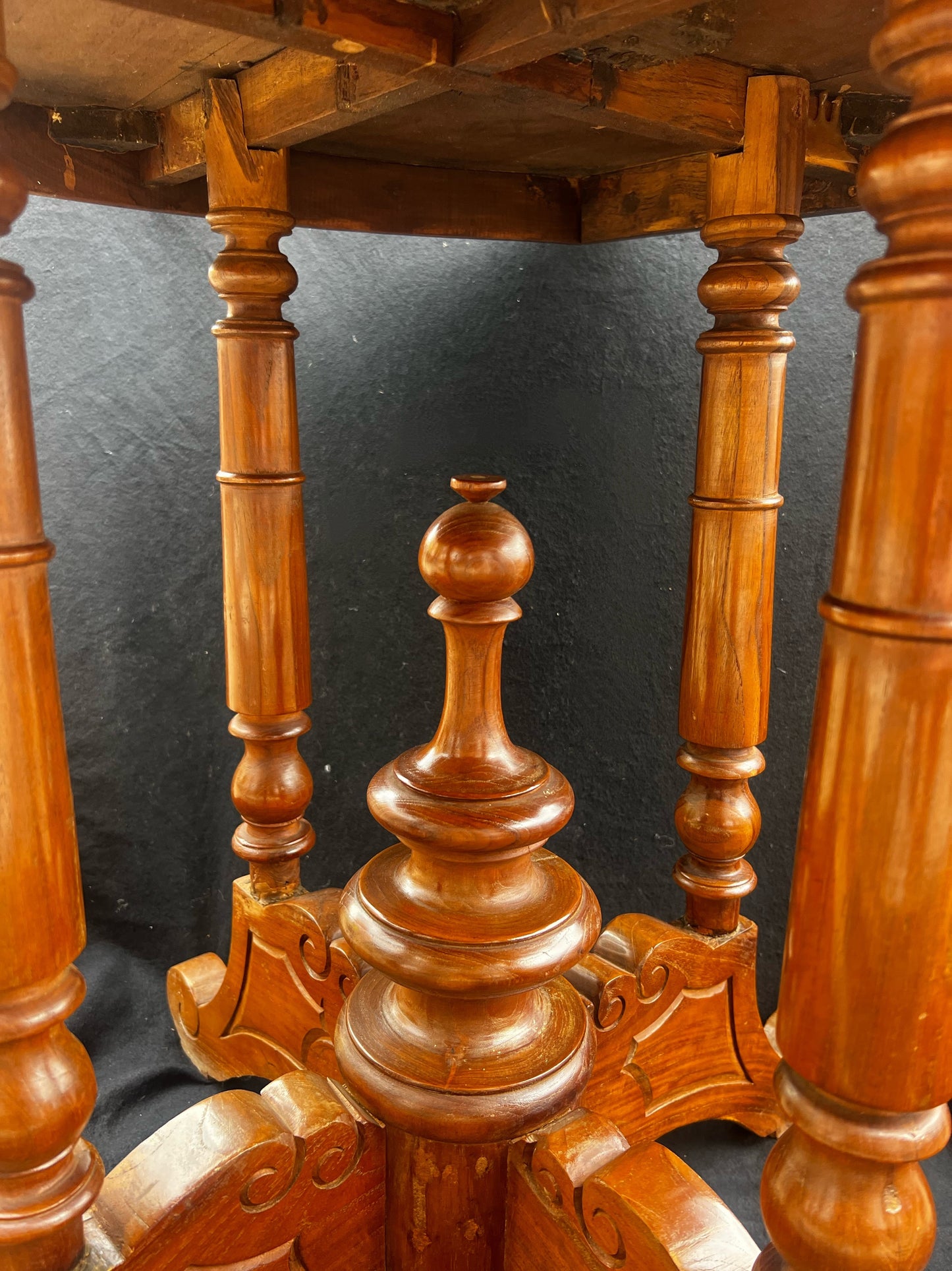 Victorian Violin Shaped Table