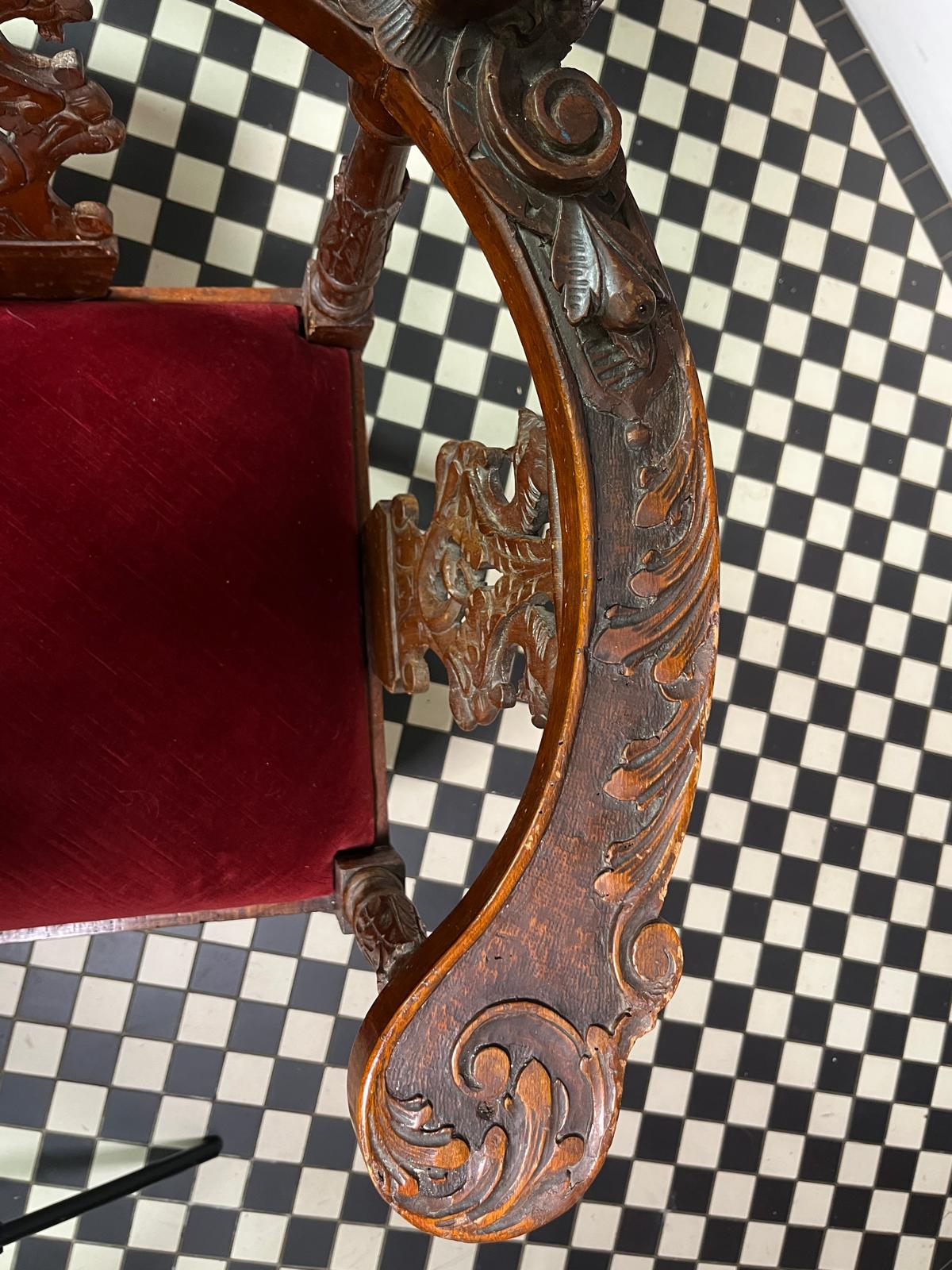 Walnut Loveseat
